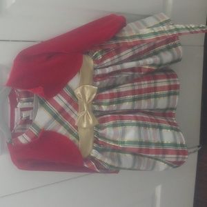 Bonnie Jean plaid dress